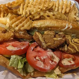 Shrimp po&apos; boy