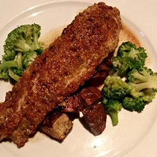 Pecan crusted walleye special.