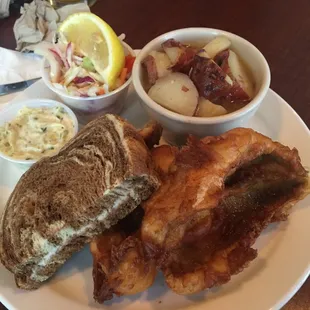 My husband's awesome fried Perch