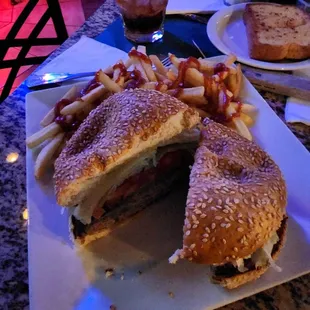 Giant California burger
