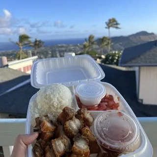 Crispy Pork Belly Regular Entree