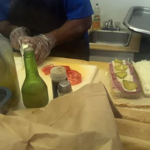 Everything cut fresh