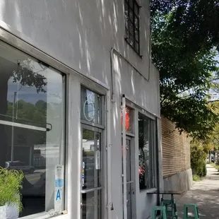Outside