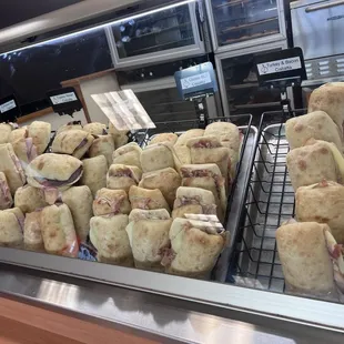 Mostly pre-made sandwiches