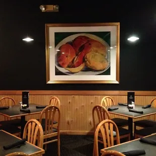 interior, sushi and sashimi
