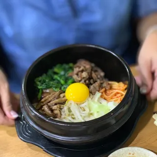 Bibimbap in Hot Stone Pot