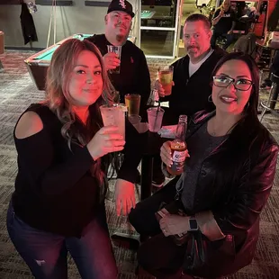 Drinking with Veronica , John and Hubby. Remembering Christain. This was one of he's favorite places to hangout and get he's drink on.