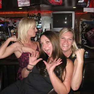 After a girl fight at O'Brian's on my 27th b-day...we won. :)