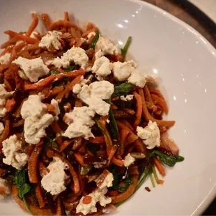 Seasonal veggie pasta