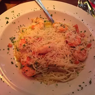 Shrimp Scampi Angel Hair Pasta