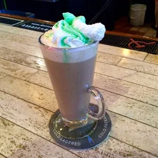 An Irish Coffee before heading home.