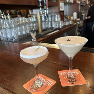 Secret garden and espresso martini