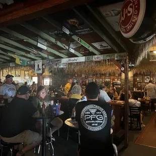 people sitting at tables