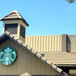 The Starbucks logo @ O'Brien's.