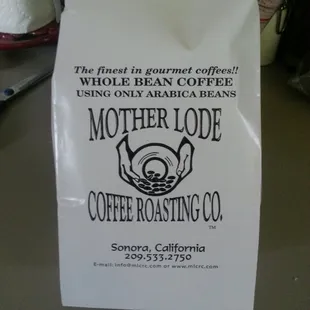 Freshly ground 49er Blend. So much better than Starbucks