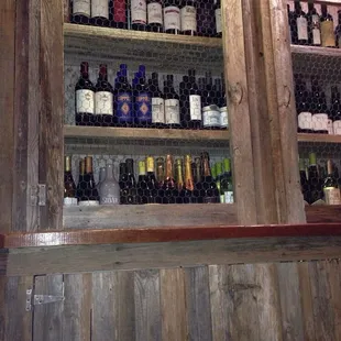 Wine Display on Wall