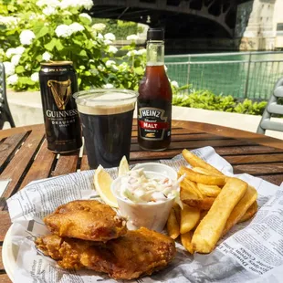 Fish and Chips and beer