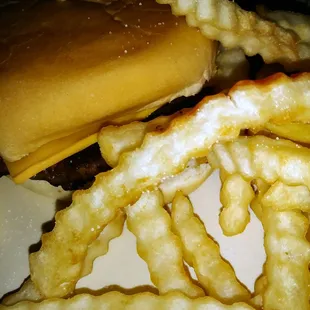 Classic Cheeseburger and Fries