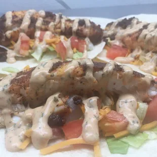 Blackened Tiliapia Fish Tacos