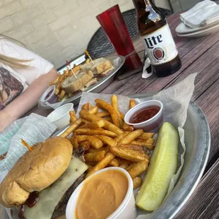 O&apos;Bryon&apos;s* Burger and the Reuben