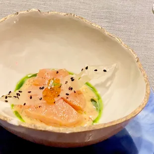 6/25/2022 salmon lightly smoked micuit