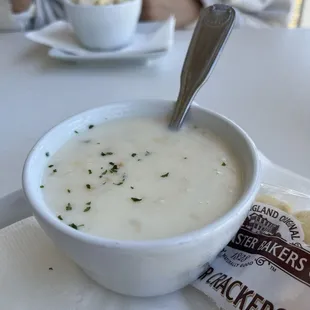Watered down clam chowder