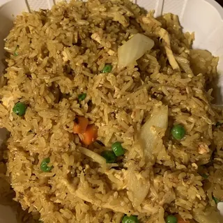 Yellow Curry Pineapple Fried Rice