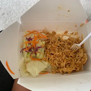 Chicken pad Thai