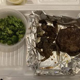 Filet was small, overcooked, but at least it didn&apos;t have any taste either!!!haha