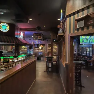 the interior of the restaurant