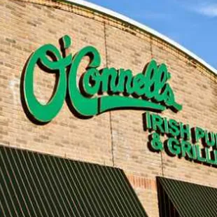 the front of the building