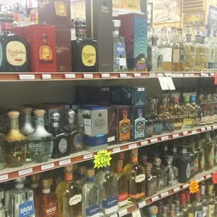 A ton of tequilas.