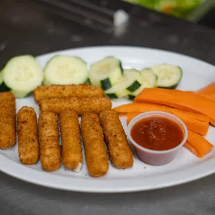 Deep Fried Mozzarella Cheese Sticks