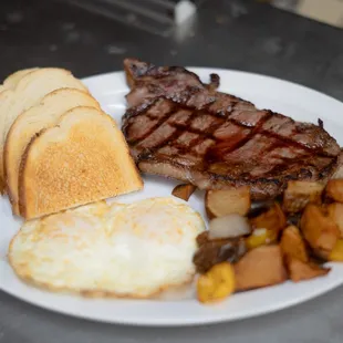 Steak and Eggs (Over Easy)