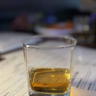 ws a shot of whiskey