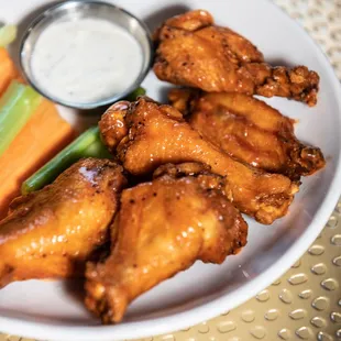 #1 seller wings half order