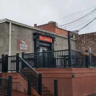 Walking in their back door from the metered parking lot.  Gotta pay for the many Christmas Lights out front!  :-) 12/29/2023