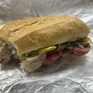 Italian Sub (no tomato for me)