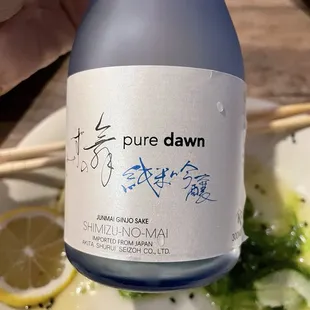 Yummy junmai sake