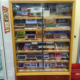 Make sure to check out cigar selection.