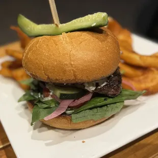Mediterranean Lamb Burger