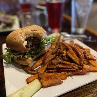 Smoked Bacon Blue Cheeseburger