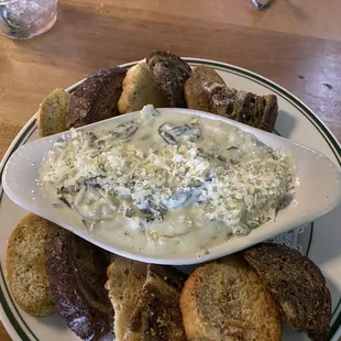 Spinach and artichoke dip