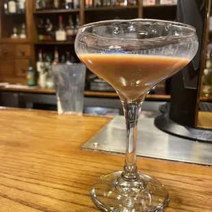 Free Tinsel Town Drink - Chocolate Martini, barely full