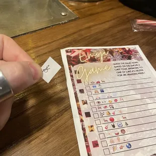 Drink Ticket? And game