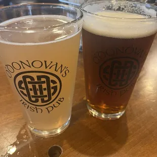 The staff looked like they had a hard day. Most tables needed bussed. Fish and chips were good but service was lacking.