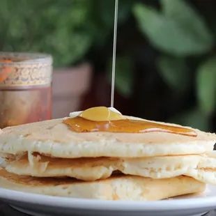 Pancakes are a must for brunch. Yum!