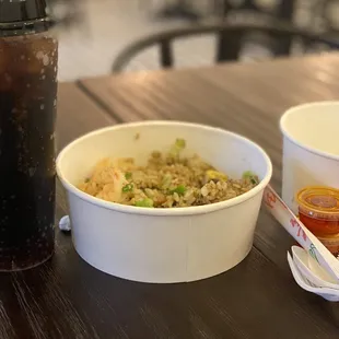 Shrimp fried rice
