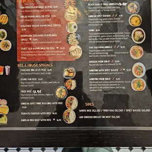 6 DIFFERENT options for dumplings. Definitely coming back