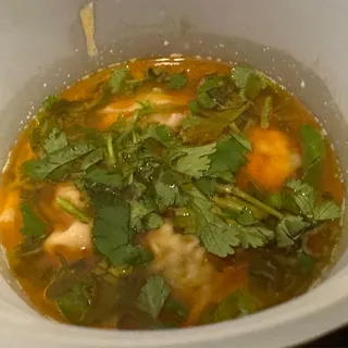 Chicken Wonton Miso Soup (8 PCS)